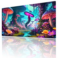 Tapis de souris Magic Forest Tree, grand tapis de souris pour clavier d'ordinateur, jeu d'animation, échecs et cartes TCG, tapis de bureau compatible MTG RPG CCG