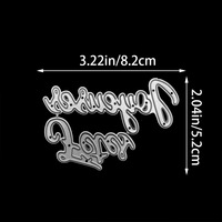 Matrice de découpe en métal pour albums photo DIY, boîtes cadeaux, cartes en papier, cartes de vœux et scrapbooking