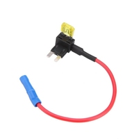 150mm Länge UL1015 16AWG Mini-Sicherungsadapter, Sicherungsadapter für Autos, LKWs, Boote (Blaue Isolierung) Box-Komponente
