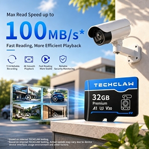 Carte mémoire U3 V30 A1 8 Go-512 Go pour appareil photo, logo personnalisé, vente en gros, qualité industrielle - Product Image 2