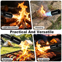 Brûleur à propane pour désherbage, torche à haute puissance pour désherbage, torche à flamme longue et détachable de 30 pouces, torche robuste pour jardin, bois