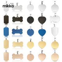 Collier et pendentif gravés personnalisés en acier inoxydable, pour animaux domestiques, Code QR, chien, identification des animaux de compagnie, en Aluminium, pour l'armée, à haute polissage