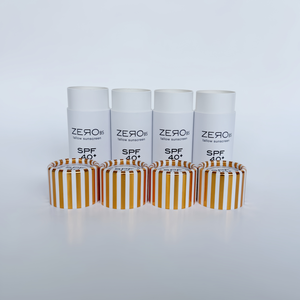 Emballage cosmétique rond biodégradable à 100% de marque personnalisée, tube en papier naturel recyclable fait à la main, désodorisant, impression disparaissante - Product Image 5