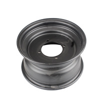 Échantillon gratuit avant arrière en aluminium à lèvre roulée roue ATV en gros 10 pouces Quad Wheels Jante Usine à vendre