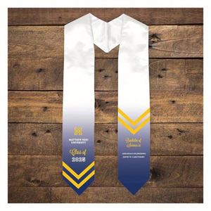Estola de Graduación Personalizada, Elige el Color de tu Universidad, Clase de 2025, Regalo para Graduados - Product Image 1