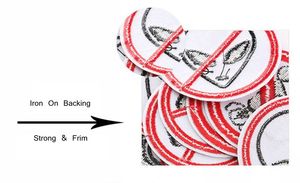 Phong Cách Mới Dễ Thương Phim Hoạt Hình <span class=keywords><strong>Kitty</strong></span> Mèo Đầu Thêu Vá Sắt Trên Vá Thêu Các Bản Vá Lỗi Với Màu Hồng Bow Cho Hàng May Mặc - Product Image 5