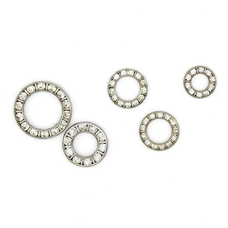 Metal brass stone diamond eyelets garment / shoes eyelets nickle free