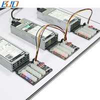 12 Ports 12V PCI-E 6Pin Server PSU Breakout Board Synchronisation ON/OFF pour DELL 2400W 2000W 1600W 1100W 750W