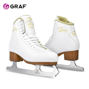 <span class=keywords><strong>Patins</strong></span> à <span class=keywords><strong>glace</strong></span> blancs <span class=keywords><strong>GRAF</strong></span>-U20pro pour adultes et enfants Lames en acier inoxydable Tailles 27 # -43 # - Product Image 2