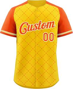 Fútbol béisbol Jersey 90s Hip Hop botón abajo camisetas deportivas personalizado cosido nombre Número para hombres mujeres jóvenes - Product Image 6