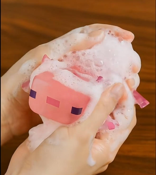 NEW Axolotl Maltose Squishy - Stretchable Maltose Sensory Fidget Toy Cute Salamander Stress Relief Gift with Scent