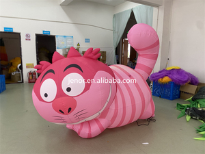 <span class=keywords><strong>Chat</strong></span> Cheshire gonflable rose <span class=keywords><strong>Alice</strong></span> <span class=keywords><strong>au</strong></span> <span class=keywords><strong>pays</strong></span> <span class=keywords><strong>des</strong></span> <span class=keywords><strong>merveilles</strong></span> modèle gonflable pour <span class=keywords><strong>la</strong></span> décoration de fête de mariage d'anniversaire - Product Image 2