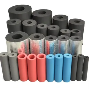 Funas rubber pipe insulation 1 inch air conditioner 3/8 3/4 insulation copper pipe for air conditioner with insulation