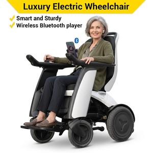 <span class=keywords><strong>Fauteuil</strong></span> <span class=keywords><strong>roulant</strong></span> électrique direct usine, prix de gros, moteur 600W, système audio 3D, dépose rapide en 5 secondes, couleur personnalisée, commande en gros - Product Image 1