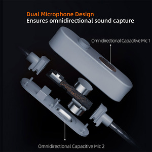 Câble d'écouteurs <span class=keywords><strong>KZ</strong></span> M2 OFC plaqué argent avec connecteur DAC Type C 3,5 mm pour <span class=keywords><strong>KZ</strong></span> Castor ZSNPRO EDX PRO emballé - Product Image 5