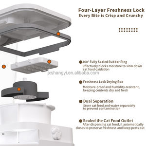 Bình nước và thức ăn tự động cho mèo thông minh Tuya 5L 2 trong 1 tích hợp camera, hẹn giờ, WIFI - Product Image 2