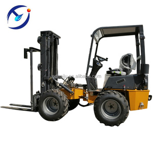 Chariot élévateur tout-terrain hydrostatique 4x4 de 1 tonne, idéal pour l'apiculture, fabriqué en Chine, à vendre à prix compétitif - Product Image 3