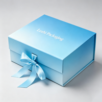 Individuelles Logo Rosa Luxus Magnetische Faltbare Geschenkverpackungsbox Magnetverschluss Karton Schuh- und Kleidungsversandboxen