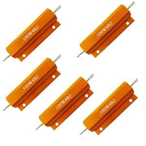 Résistance bobinée haute puissance RXG24 RX24 100W 10/50/100 Ohm, boîtier en <span class=keywords><strong>aluminium</strong></span> doré, pour décodage et freinage par décharge - Product Image 6