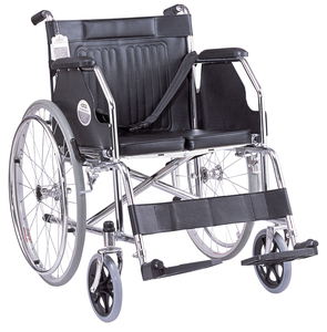 Ruedas Delanteras Sólidas Amortiguadoras de Impactos para Silla de Ruedas Manual Estándar, Diseño Plegable y Portátil para Apartamentos Pequeños - Product Image 4