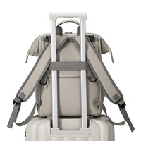 Bestseller Wickelrucksack Wasserdicht Diebstahlsicher Oxford-Material Weicher Polyester Reißverschluss Schulrucksack für Reisen und Geschäft
