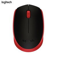 Untuk Logitech M171 Mini Wireless Mouse Antarmuka USB LED Backlit Notebook/Komputer Desktop Penggunaan Bisnis Kantor Hitam/Merah/Biru