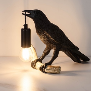 Creative Bird <b>LED</b> <b>Table</b> Lamp Dimmable Decor Creative Raven Night <b>Light</b> for Indoor Bedside Living Room with Touch Switch - Product Image 6
