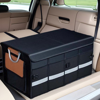 Bolsa de Almacenamiento Impermeable de Gran Capacidad, Organizador de Maletero para SUV/Sedán, Plegable, Ligero, Portátil, para Viajes en Auto