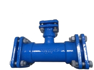 Conector en T de Hierro Dúctil Azul con Acabado Epoxi MJ - Product Image 3