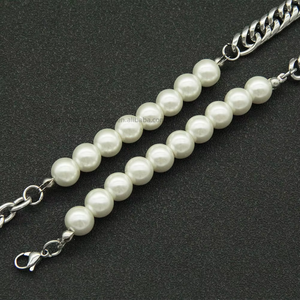 Collarbone Chain, Hip Hop Trendy Wear With Pearl Splicing Necklace Accessories Tanjing Fashion Lijing Necklace - Product Image 4