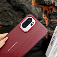 Étui de protection arrière en cuir PU mat de luxe avec protection d'objectif en métal pour OnePlus 15R / pour OnePlus Ace 6 / Ace 6T