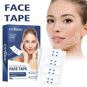 EELHOE 60 PCS Cinta <span class=keywords><strong>de</strong></span> estiramiento facial antiarrugas Banda invisible para frente Cuello Ojo y barbilla Doble - Product Image 6