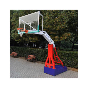 <span class=keywords><strong>Canestro</strong></span> da Basket Regolabile in Altezza Elettroidraulico per Interno ed Esterno, Dimensioni Standard FIBA - Product Image 6