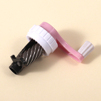 Taille-crayon en plastique Foska imprimé flamant rose et petit ours, sûr et propre pour la coupe des crayons, idéal comme cadeau