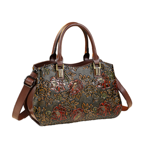 Nouvelle Collection 2026 : Sac à Main de Luxe pour Femme d'Âge Mûr, Pochette Designer Rétro Brodé avec Fermeture Éclair en Nylon Grande Capacité - Product Image 1