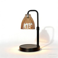 Lampe chauffe-cire électrique pour la fonte de la cire par le haut, brûleur d'aromathérapie pour spa et club, lampe chauffe-bougie