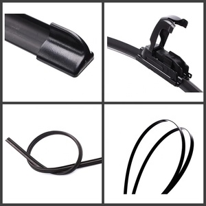 Fabricante de accesorios para automóviles OEM ODM Logo frente plano U gancho Universal parabrisas limpiaparabrisas suave al por mayor para modelo de coche 99% - Product Image 5