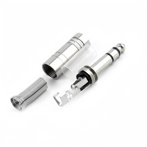 ปลั๊กเสียงไมโครโฟนแบบสองช่องขนาด 6.35 มม. ปลั๊กมิกเซอร์สามขาขนาด 6.5 มม. แบบเชื่อมต่อได้ ผลิตจากทองแดงผสมสังกะสี สำหรับไมโครโฟนและเครื่องดนตรี - Product Image 1