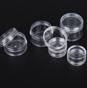 10g 15g 20g 25g 30g Wholesale Empty Cosmetic Container <b>Small</b> PS Transparent Plastic Cosmetic Concentrate <b>Jar</b> - Product Image 4