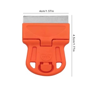 Grattoir à ongles pour <span class=keywords><strong>manucure</strong></span> française avec spatule de nettoyage amovible, outils pour le retrait des colle et des autocollants, accessoires pour nail art - Product Image 2