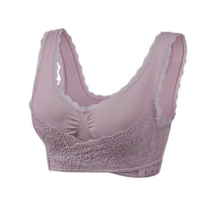 Reggiseno Sportivo Senza Ferretto con Chiusura Frontale Taglie Forti, Top Corto Regolabile Senza Cuciture per Yoga e Sport, Reggiseno <span class=keywords><strong>Caramia</strong></span> - Product Image 6