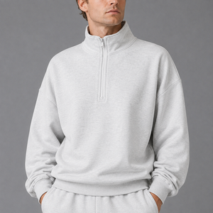 Sudadera Elástica para Hombre con Cierre de 1/4, de Secado Rápido, para Otoño, Gimnasio, Entrenamiento, Manga Larga, Deportiva, Stock Local en EE. UU. - Product Image 2