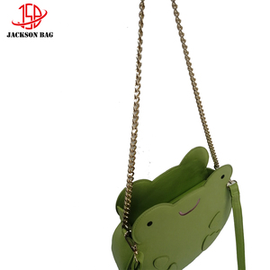 Crossbody Handmade Cute Green <strong>Bag</strong> Cartoon <strong>Frog</strong> PU Leather <strong>Bag</strong> 3D <strong>Frog</strong> Tote Sling <strong>Bag</strong> - Product Image 3