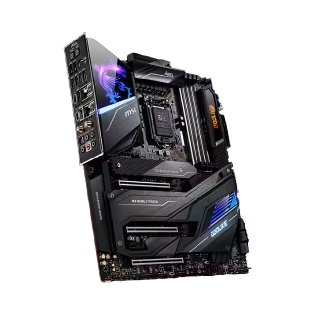 For MSI MEG Z490 GODLIKE Motherboard Intel Z490 Chipset LGA 1200 Socket for 10th Gen Intel Core I9 Processors Dual Memory E-ATX