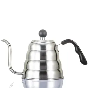 2020 日本风格的 1200毫升不锈钢水壶咖啡手滴咖啡茶壶