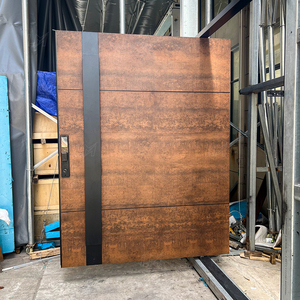 <span class=keywords><strong>Porte</strong></span> d'entrée pivotante en acier de luxe sur mesure avec serrure intelligente, <span class=keywords><strong>porte</strong></span> principale de villa, cadre en aluminium, <span class=keywords><strong>porte</strong></span> pivotante antivol - Product Image 3