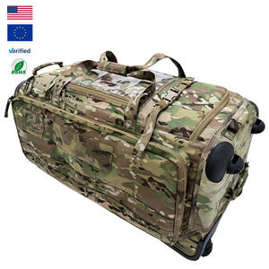 <span class=keywords><strong>Sac</strong></span> de transport tactique à roulettes 142L 1000D robuste avec système Molle pour équipement extérieur - Product Image 2