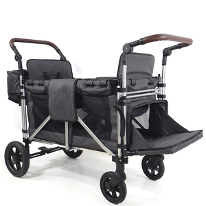 Tất Cả Các-Địa Hình Đôi Đẩy Wagon Đa-Chức Năng Đẩy 2 Hành Khách Đôi Gấp Xe Đẩy - Product Image 6