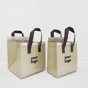 Sac isotherme de livraison de nourriture et de boissons jetable personnalisé en gros, imperméable, non tissé, avec logo - Product Image 5