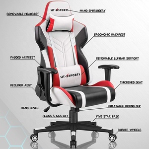 Best leather Computer chair ergonomic chair racing style gaming chair - Product Image 3